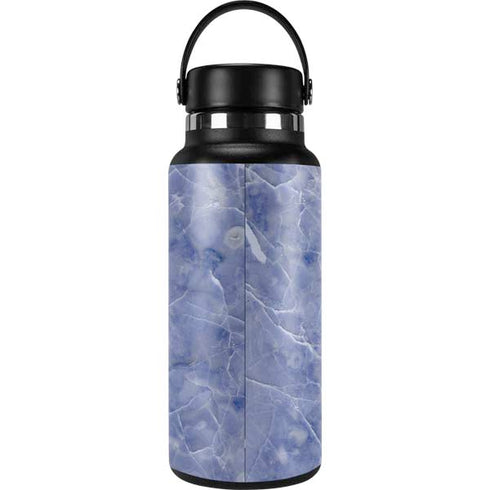 Crushed Blue Hydro Flask 32oz Wide Mouth Skin
